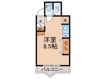 間取図 クリオネコ－ト新城