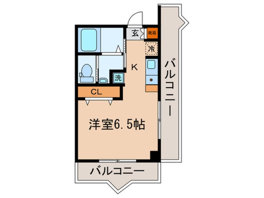 間取図 クリオネコ－ト新城