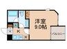 プラザ中落合 1Kの間取り