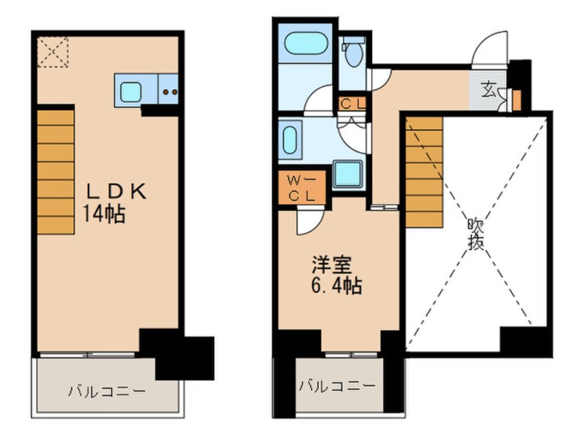 間取図 カナルフロント芝浦