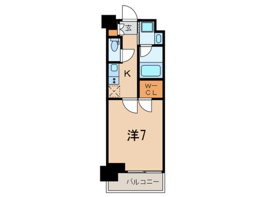 間取図 カナルフロント芝浦