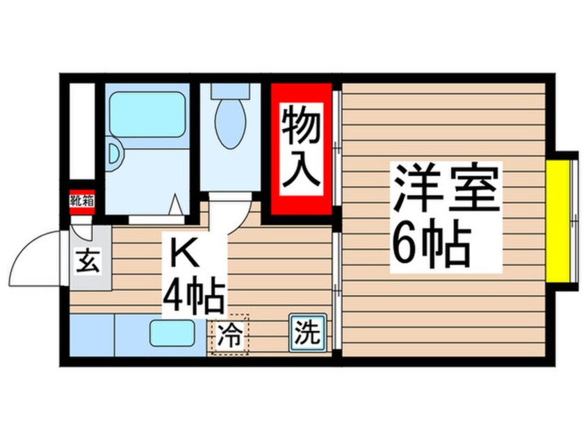 間取図 カサベルテ新検見川１