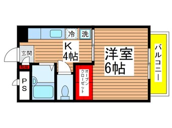 間取図 カサベルテ新検見川１