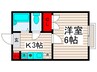 クレアール西新井 1Kの間取り