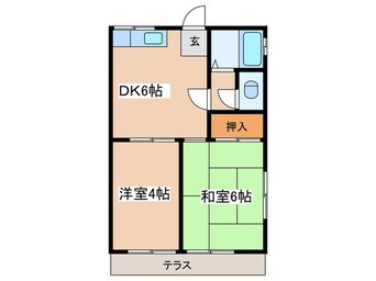 間取図 ハイツシマ