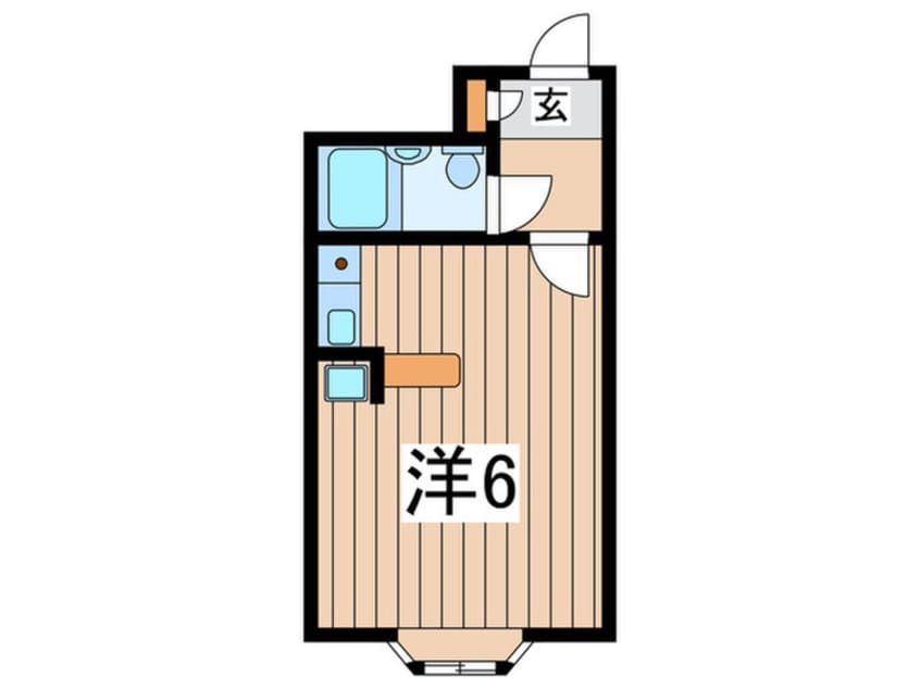間取図 ベルピア鶴間第３
