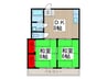 Promnade川口 2DKの間取り
