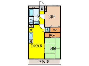 間取図 グレイスコ－ト