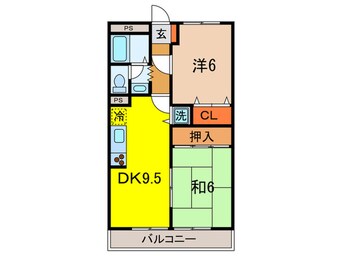 間取図 グレイスコ－ト