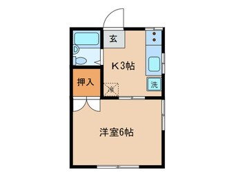 間取図 コーポ前田