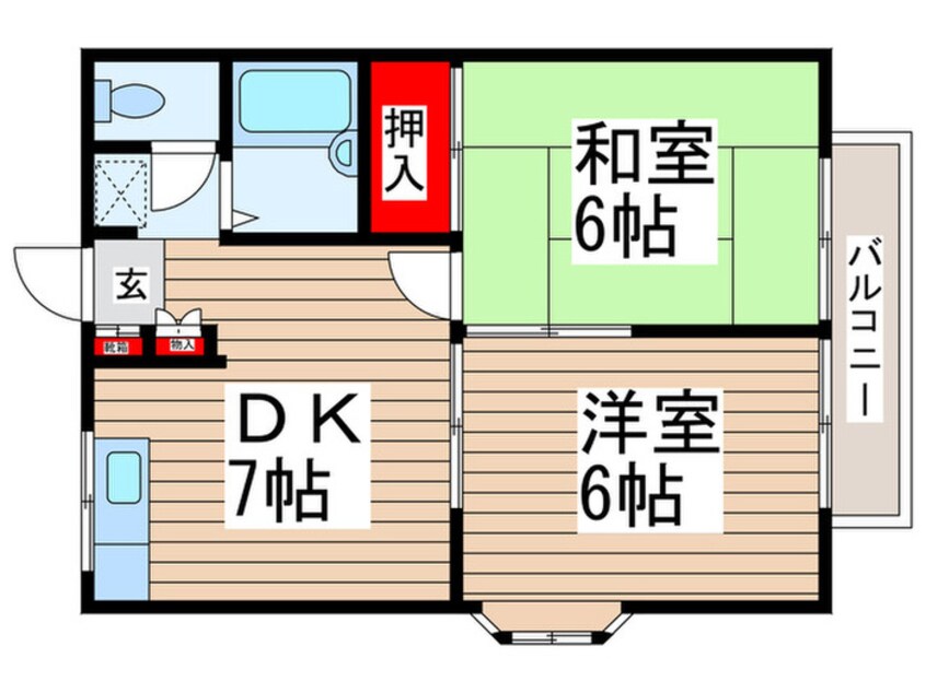 間取図 アネックス東Ⅲ