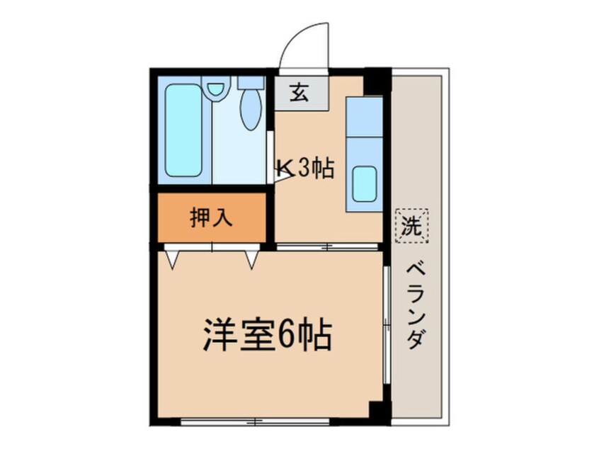 間取図 篠田ビル