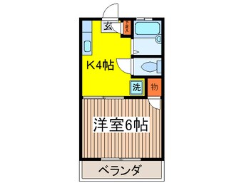 間取図 コ―ポ細野