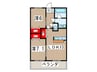 リリーヴィレッジ　CREST 2LDKの間取り