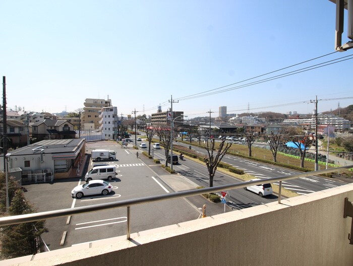 室内からの展望 プランドール聖蹟