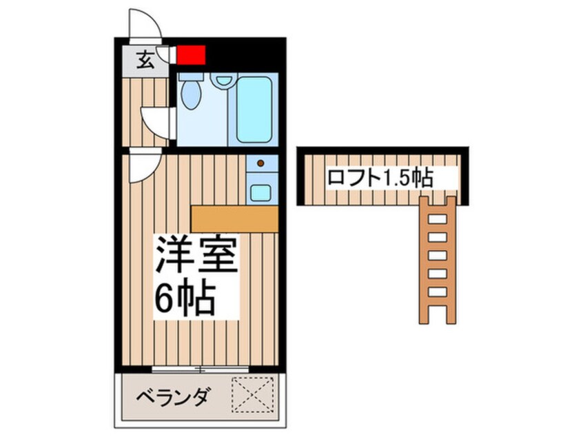 間取図 ベルピア北本２