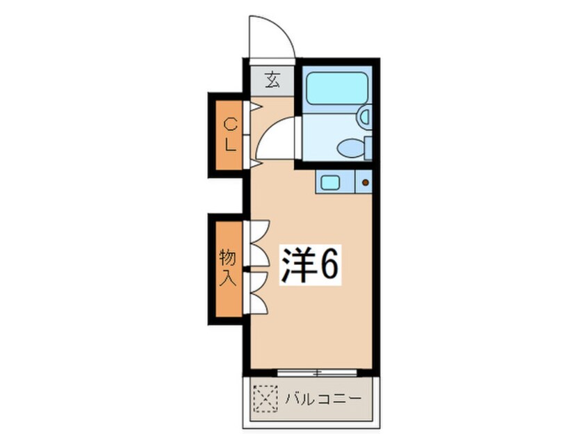 間取図 コア六角橋