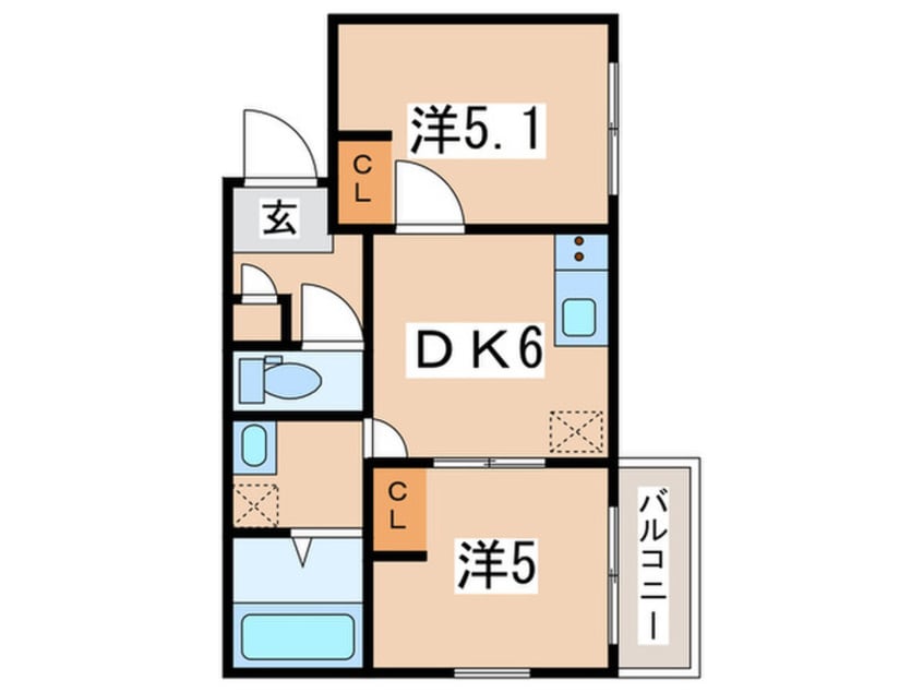間取図 ベルクレスト町田