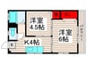第１サンハイツ 2Kの間取り