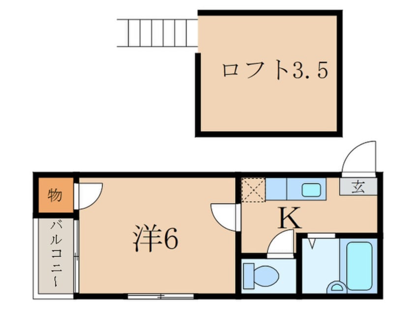 間取図 ベガ・コーポ上落合