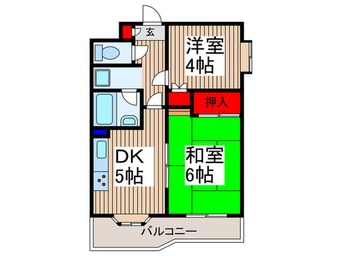 間取図 エヌエフ中浦和