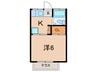 ハイツ山室Ａ 1Kの間取り
