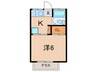 ハイツ山室Ａ 1Kの間取り