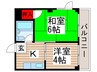 メゾンＡＳＡＭＩ 2Kの間取り