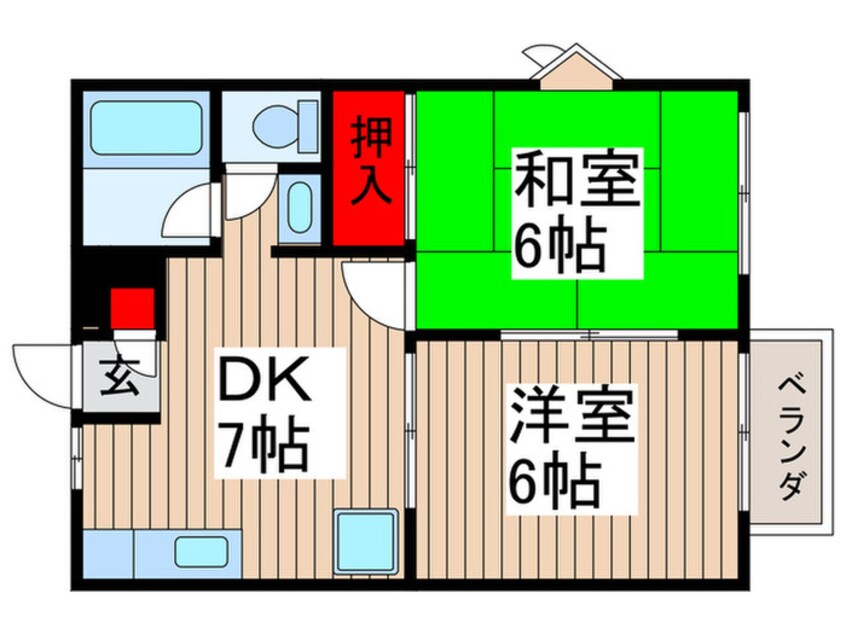 間取図 セレニティ―渋谷