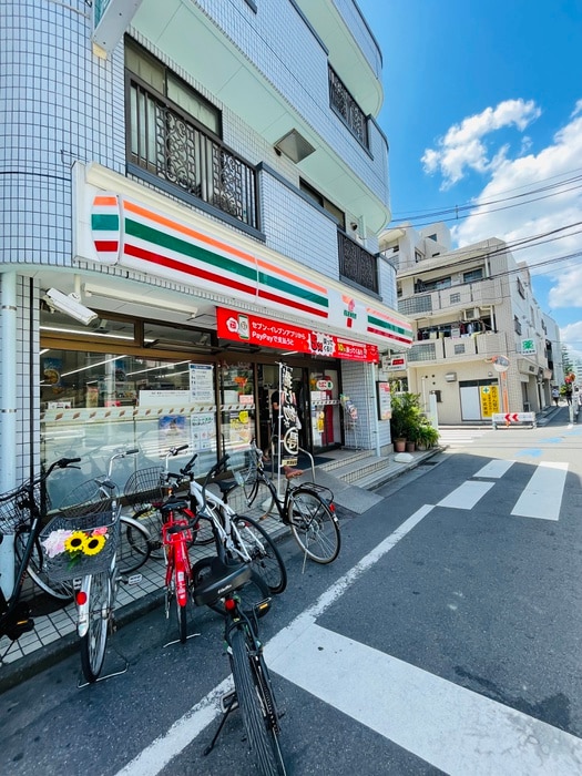 セブンイレブン 江東東砂8丁目店(コンビニ)まで450m リバ－サイドプレ－ヌ