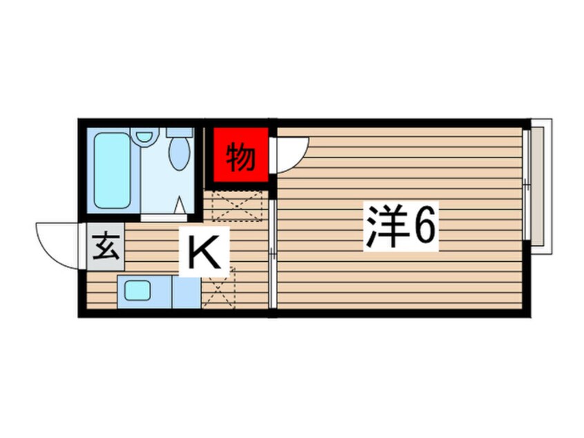 間取図 グリ－ンハイム