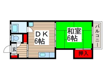 間取図 南柏ﾚｼﾞﾃﾞﾝｽ