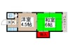 南柏ﾚｼﾞﾃﾞﾝｽ 2Kの間取り