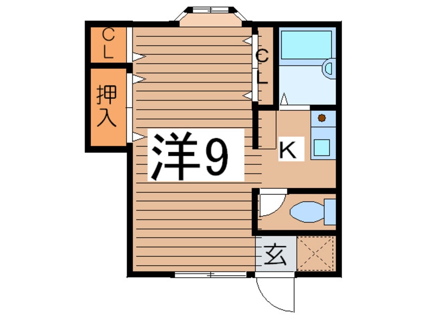 間取図 グリーンコーポネモト追浜
