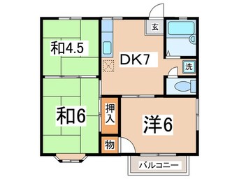 間取図 コ－トビレッジ