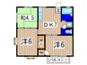 コ－トビレッジ 3DKの間取り