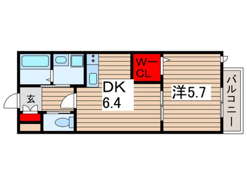 間取図 Buena casa西千葉