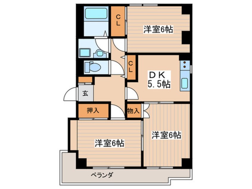 間取図 パインウッド