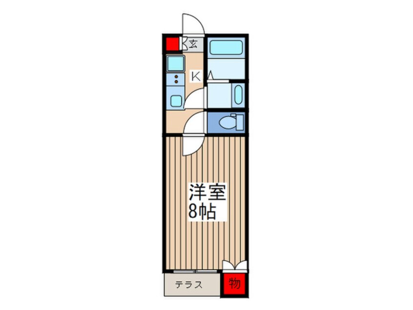 間取図 ポルシェ国府台