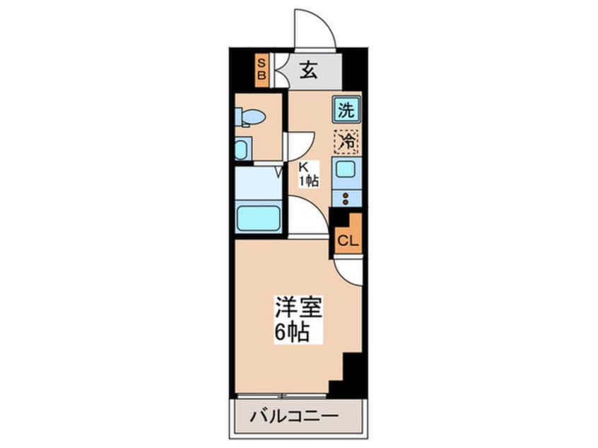 間取図 GENOVIAお花茶屋skygargen(1002)