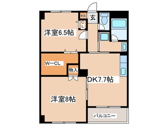 間取図 カルム町田