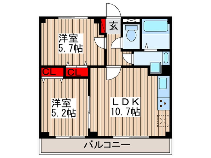 間取り図 リライアブルパレスⅠ