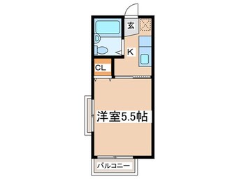 間取図 玉川学園一番館