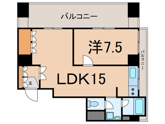 間取り図 サ－ラ白金（603)