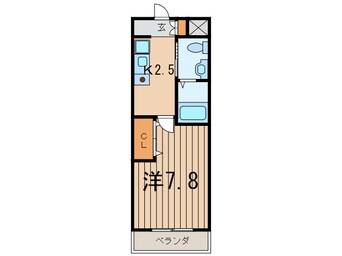 間取図 ドミ－ル二子玉川園