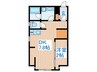 ＳＩＬＶＥＲＡＤＯ方南 1DKの間取り