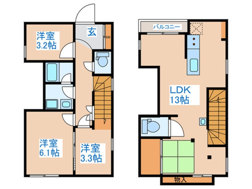 間取図 ＳＩＬＶＥＲＡＤＯ方南