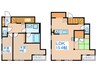 ＳＩＬＶＥＲＡＤＯ方南 2LDKの間取り