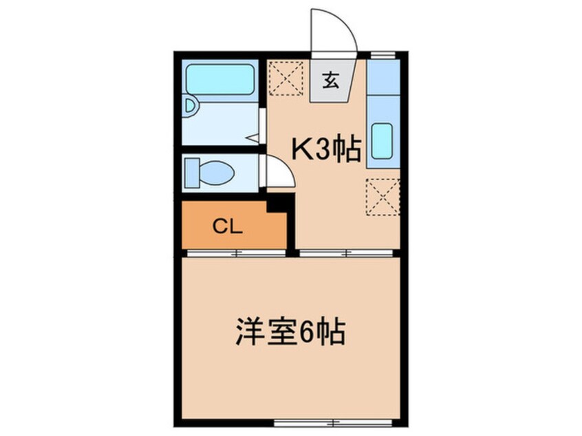 間取図 カルム自由が丘