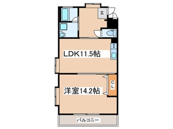 間取図 茅ヶ崎フェリックスコート長尾